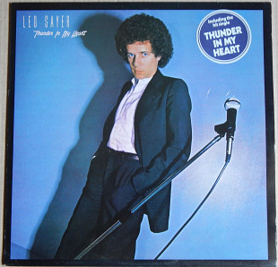 Leo Sayer – Thunder In My Heart (Chrysalis – CDL 1154, UK) inner sleeve EX+/NM-