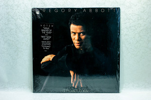 Gregory Abbott - I'll Prove It To You LP 12" CBS Records