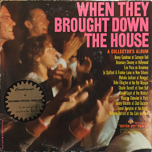 Various ‎– When They Brought Down The House (made in USA)