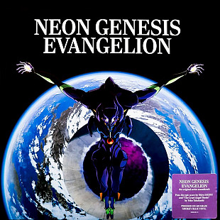 Shiro Sagisu – Neon Genesis Evangelion (2LP, Album, Reissue, Blue Translucent w/ Black Smoke [Smokey