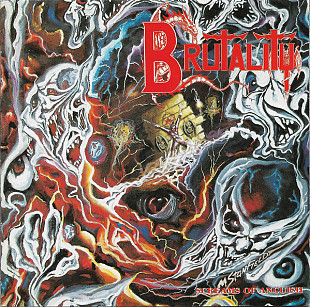 Brutality - Screams Of AnguishTransparent Orange Red Marble Vinyl