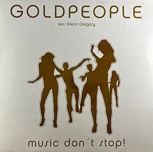 Goldpeople Feat. Glenn Gregory - Music Don't Stop! (Jive RTD 103.3273.0) 12" Techno, Tech House