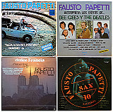 4 виниловые пластинки Fausto Papetti (ЛОТ)