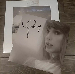 Taylor Swift ‎– The Tortured Poets Department (White Vinyl) + автограф