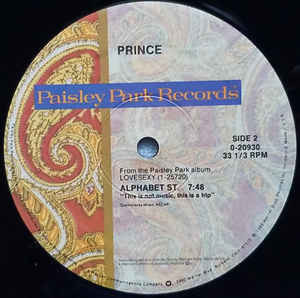 Prince ‎– Alphabet St. (made in USA)