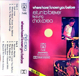 Return To Forever Featuring Chick Corea – Where Have I Known You Before