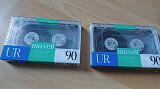 Аудиокассеты Maxell UR 90(лот 2 шт)made in Japan