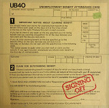 UB40 - "Signing Off", LP + Single