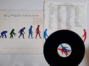 SUPERTRAMP ( with David Gilmour - Pink Floyd ) BROTHER WHERE YOU BOUND ( A&M 395 014-1 A/B ) 1985