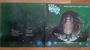 ELOY ( PROG - ROCK ) SILENT CRIES AND MIGHTY ECHOES ( EMI/HARVEST 1C064 - 45269 A1/B1 ) G/F 1977 GE