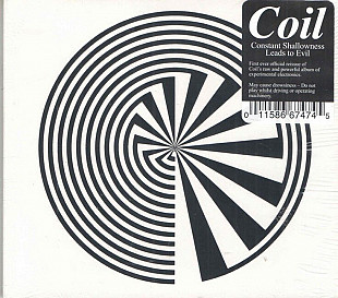 Coil – Constant Shallowness Leads To Evil (CD)