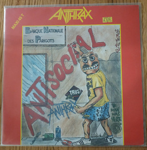 Anthrax Antisocial France first press maxi vinyl