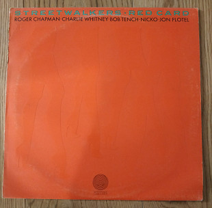 Streetwalkers Red Card UK first press lp vinyl red