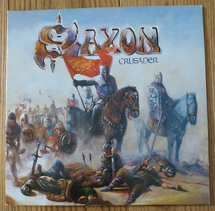 Saxon Crusader UK first press lp vinyl