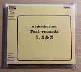 Various – A Selection From Test-Records 1, 2, & 3 SHM-CD XRCD тестовый