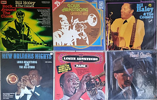 Louis Armstrong Frank Sinatra Bill Haley vinyl 8 шт 12" винил