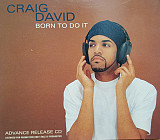 Craig David – Born To Do It ( USA ) Promo, Advance Release CD - Digipak