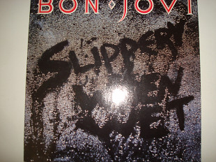 BON JOVI- Slippery When Wet 1986 Orig. Europe Rock Hard Rock Pop Rock