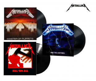 Вінілові платівки Metallica 1983-1986 (Комплект 3LP)