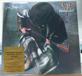 STEVIE RAY VAUGHAN AND DOUBLE TROUBLE "In Step" 12"LP silver & black marbled vinyl