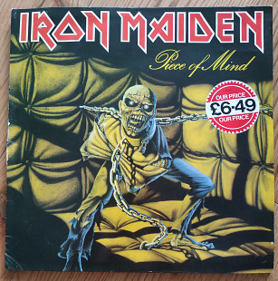 Iron Maiden Piece of Mind UK first press lp vinyl