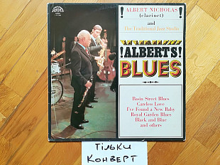 Конверт без платівки-Albert's blues (ламінований)-Чехословаччина