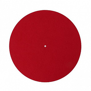 Red Turntable Mat Slipmat Audiophile 12'' in Platter Vinyl Record Players Anti-Vibr 77HA