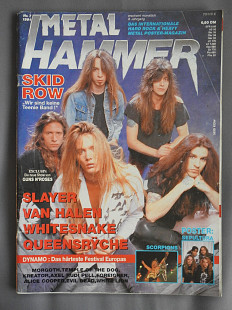 METAL HAMMER Германия №7 Июль 1991 журнал в хорошем состоянии + плакат Tankard