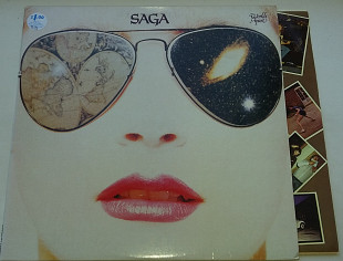 SAGA Worlds Apart LP VG/VG++