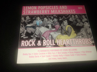 Various "Lemon Popsicle And Strawberry Milkshakes Rock & Roll Heartthrobs" фирменный 3хCD Made In Th