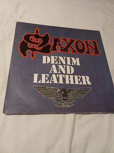 Saxon/denim and leather/1981