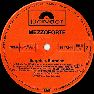 Mezzoforte – Surprise, Surprise