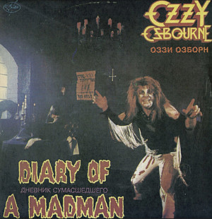 Ozzy Osbourne EX Black Sabbath - Diary Of a Madman - 1981. (LP). 12. Vinyl. Пластинка.