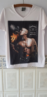 Футболка "Jack Daniels" (95% cotton / 5% lycra, M, Turkey)