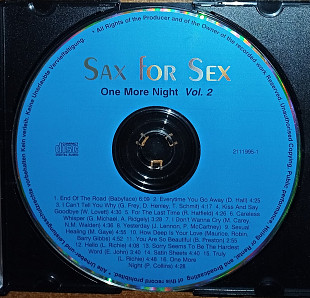 Various – One More Night... Sax For Sex Vol. 2 (нет полиграфии)