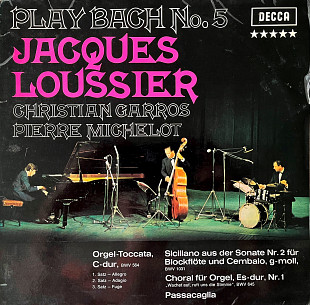 Jacques Loussier, Christian Garros, Pierre Michelot – Play Bach No. 5