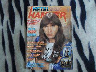 Metal Hammer 1988 (UK) Bruce Dickinson