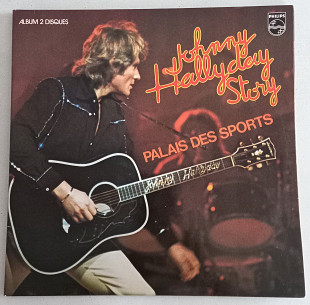 2LP Johnny Hallyday "Johnny Hallyday Story - Palais des Sports", France, 1976 год