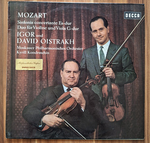 Mozart, Igor und David Oistrakh - Sinfonia Concertsnte Es-Dur NM/NM АКЦИЯ 15%