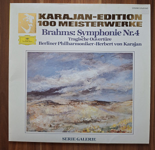 Berliner Philharmoniker , Herbert von Karajan - Brahms: Symphonie Nr.4 Tragische Ouvertüre NM/NM АК