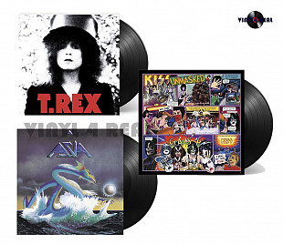 Вінілові платівки Kiss / Asia / T. Rex (Комплект 3LP).