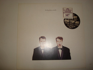 PET SHOP BOYS- Actually 1987 Sticker Europe Electronic Pop Synth-pop