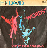 F-R David – «Words» 7", 45 RPM, Single,