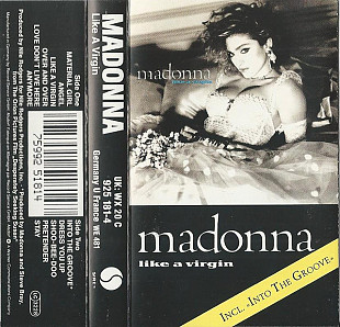 MADONNA «Like A Virgin» Dolby B NR HX Pro ℗1985