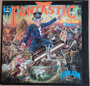 Elton John – Captain Fantastic And The Brown Dirt Cowboy (DJM Records – 2407 101, Germany) poster, 2