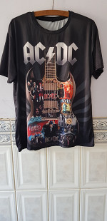 Футболка "AC/DC" (100% polyester, XL)