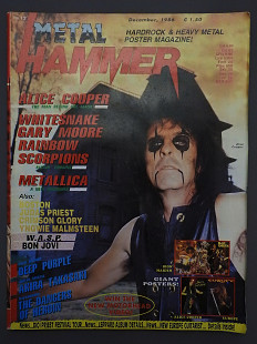 METAL HAMMER Англия №12 Декабрь 1986 журнал 3 плаката отличное состояние