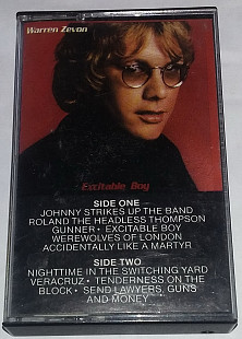 WARREN ZEVON Excitable Boy. Cassette US