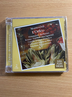 CD Monteverdi:Orfeo. Concentus musicus Wien. Nicolaus Harnoncourt.