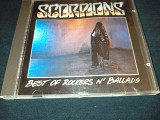 Scorpions "Best Of Rockers N' Ballads" фирменный CD Made In West Germany.